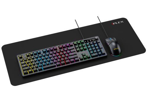  [LED키보드+마우스+장패드] IPLEX Helious-FX