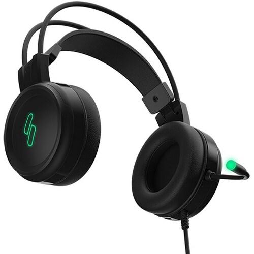 [헤드셋] SPM HM100 클로버 가상 7.1 LED 게이밍 헤드셋 (블랙)