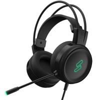 [헤드셋] SPM HM100 클로버 가상 7.1 LED 게이밍 헤드셋 (블랙)