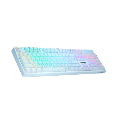 [키보드] MANIC X48 크리스탈키캡 광축 화이트