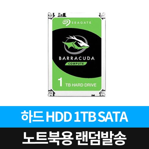 하드디스크 1T SATA [노트북용][7/9M 제조사랜덤발송]