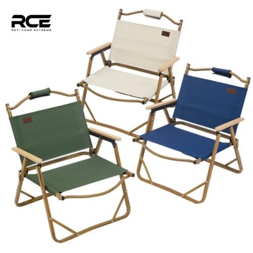 [로티] RCE 에코 로우체어 우드 캠핑 의자 딥그린 ◆ 중고 상품 ◆