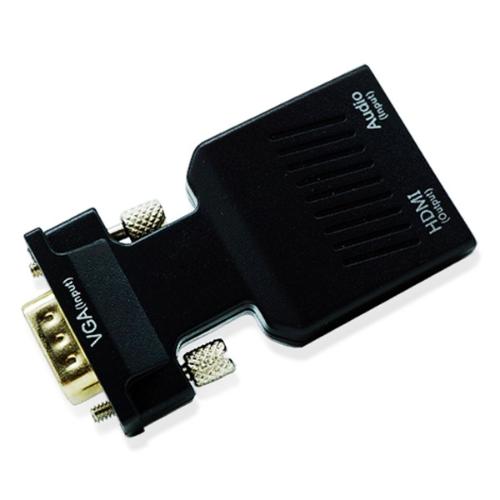 [Anyport] 애니포트 VGA to HDMI 컨버터, 오디오 지원 [AP-VGAHDMI] [블랙]