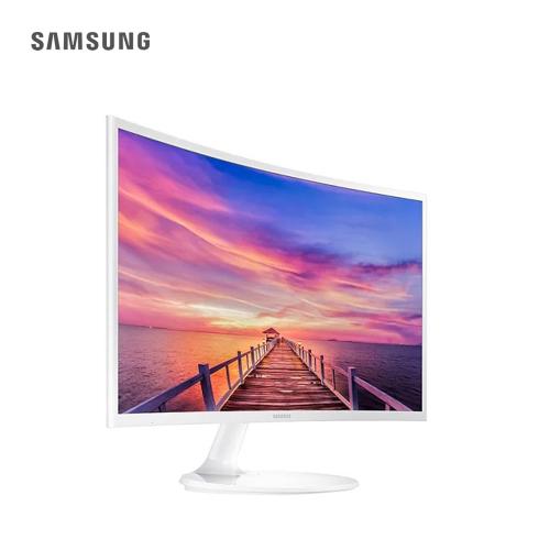  삼성전자 27인치 LC27F391F 광시야 화이트 커브드 모니터 