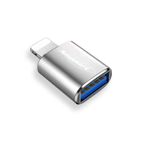 [Anyport] USB-A 3.0 to 8핀 F/M 변환젠더, AP-IU30 [실버]