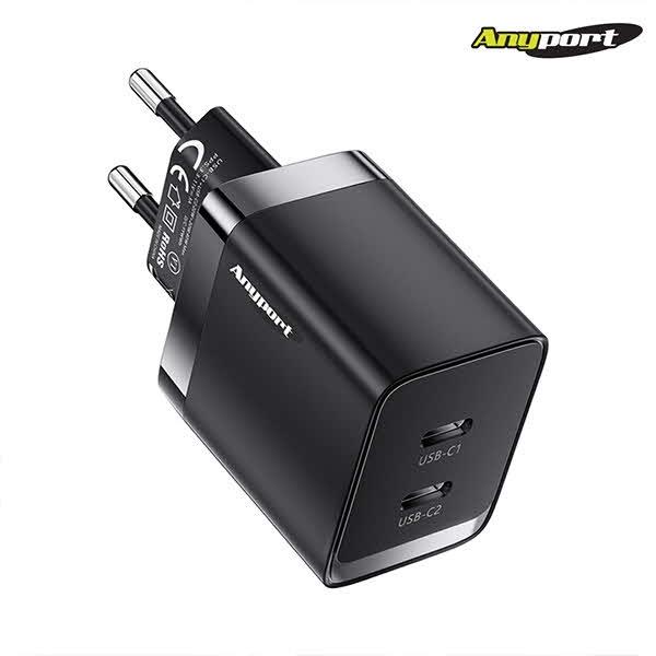 [Anyport] 40W GAN PPS 초고속 충전기, AP-GAN40W [C타입:2포트]