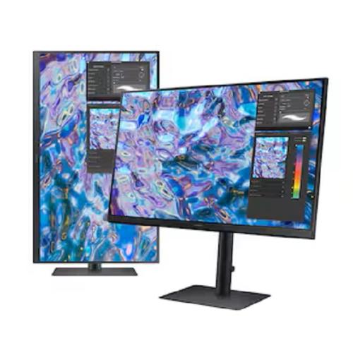 삼성 27인치 S27B610EQK 고해상도 QHD 피벗 다각도 조절 IPS 와이드 모니터