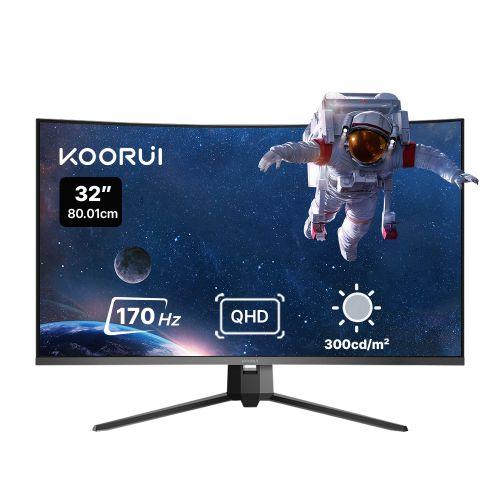 쿠루이 32인치 QHD 170Hz 커브드 게이밍 모니터 G3221SC