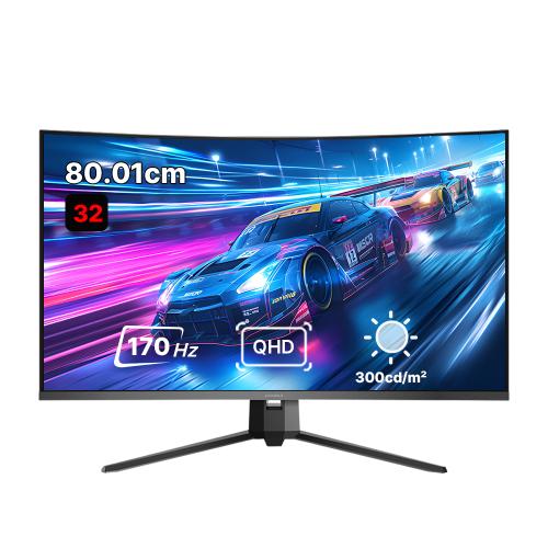 쿠루이 32인치 QHD 170Hz 커브드 게이밍 모니터 무결점 G3221SC