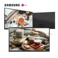 [스탠드X] 24인치 삼성 LG FHD LED HDMI 벽걸이 와이드 모니터